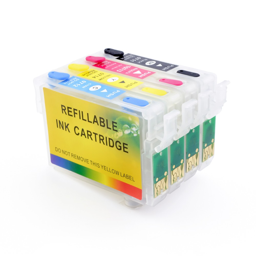 Cartuse reincarcabile Epson T0711, T0712, T0713, T0714 - imagine 5